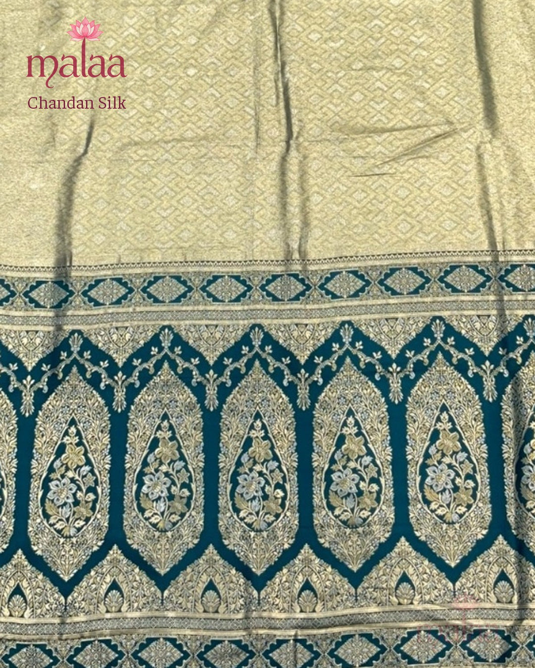 Chandan Silk saree catalogue, poora set