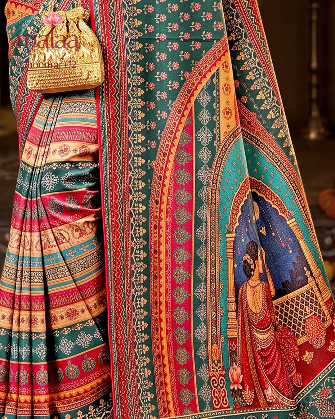 Ghoomar 02 saree catalogue, poora set, 6 designs