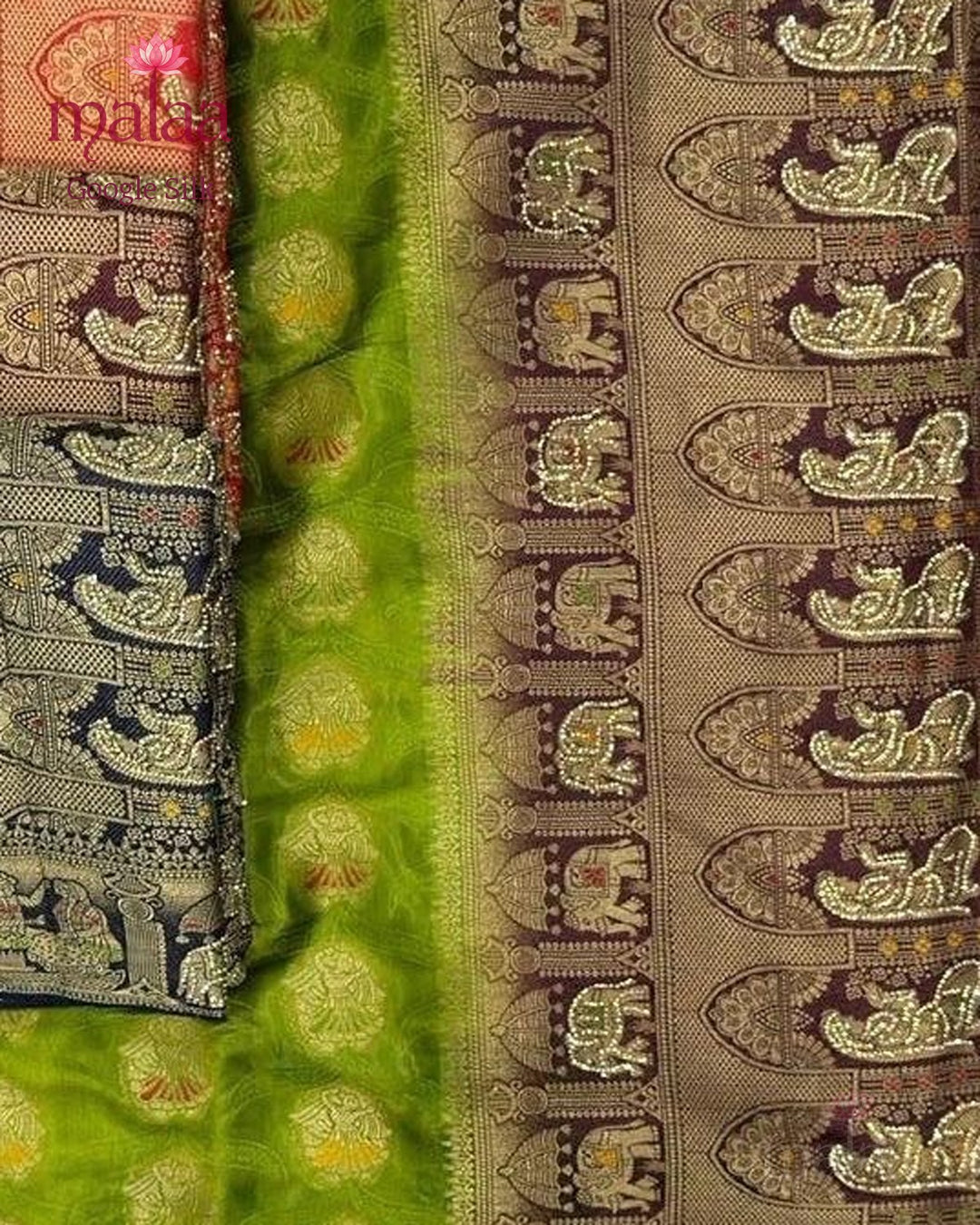 Google Silk saree catalogue, poora set