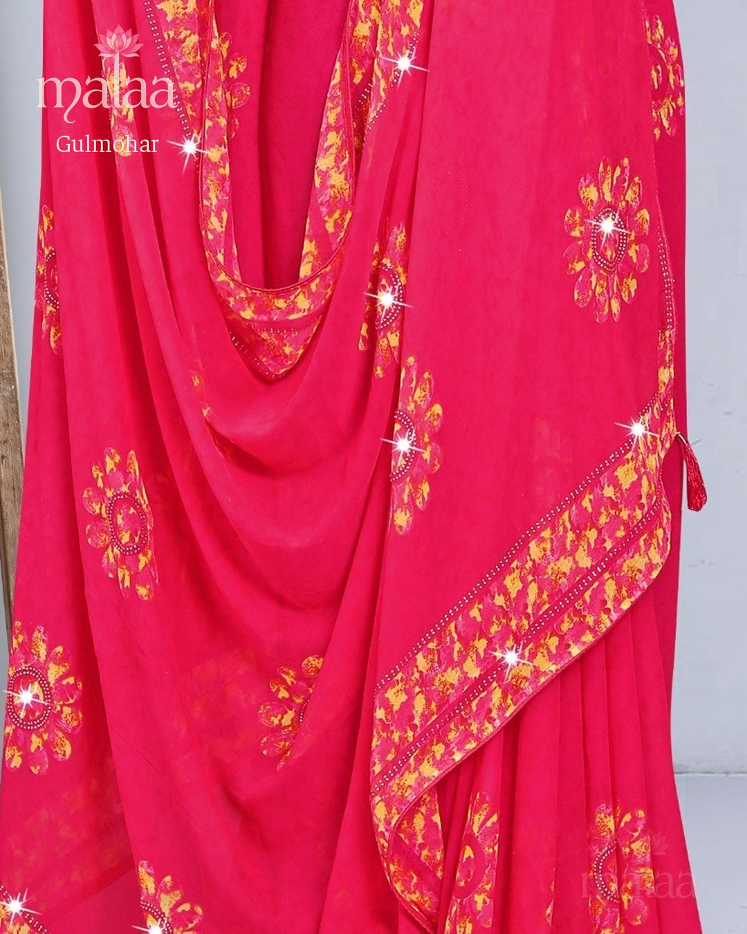 Gulmohar saree catalogue, poora set