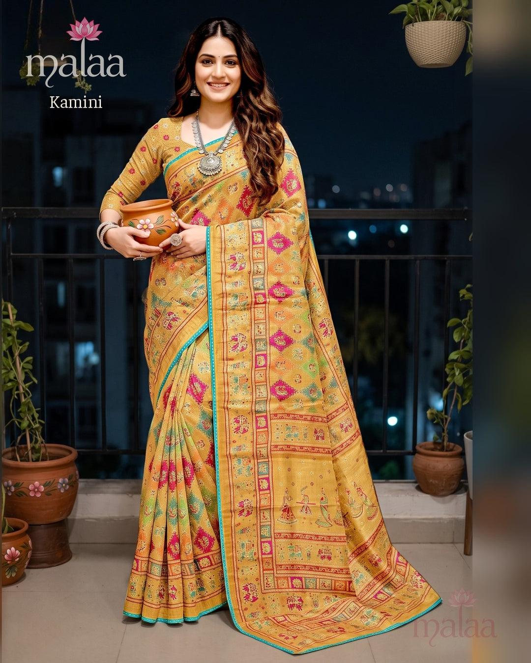 Kamini saree catalogue, design 2, Malaa
