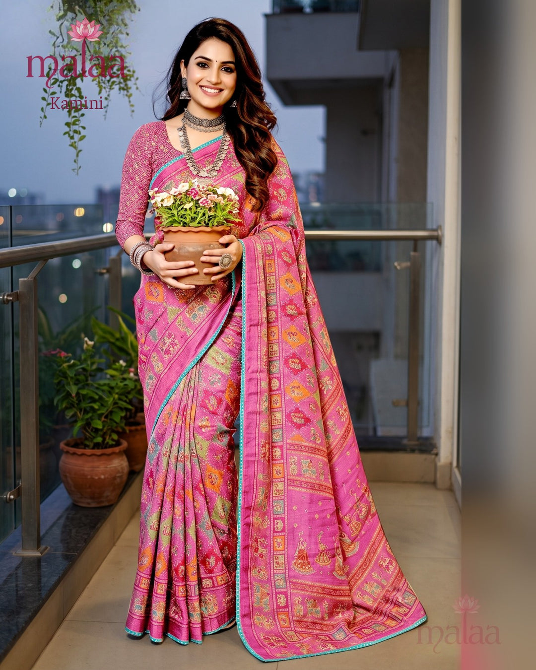 Kamini saree catalogue, design 5, Malaa