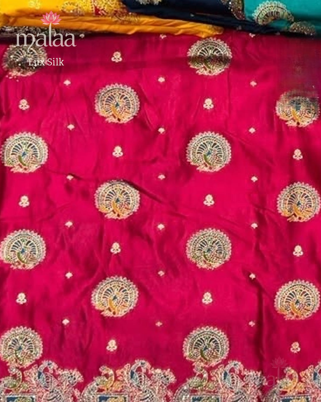 Lux Silk saree catalogue, poora set