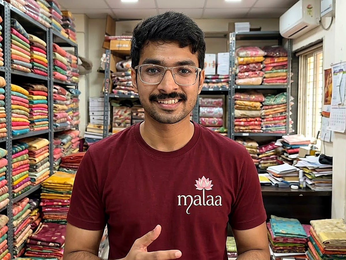 Prakhar, Malaa founder, Surat dukaan mein