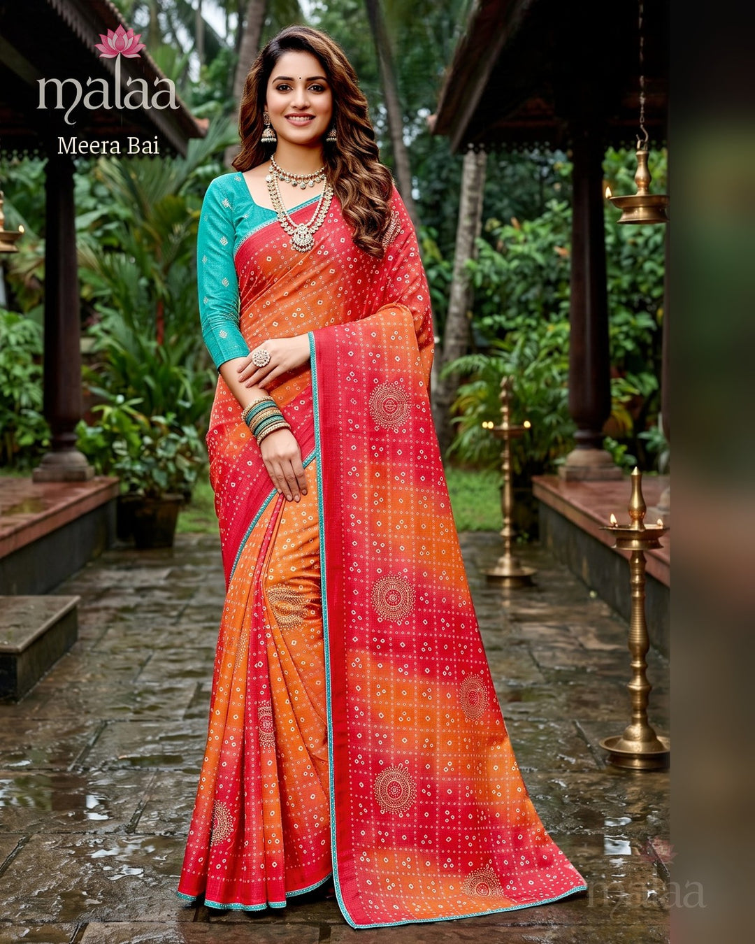 Meera Bai saree catalogue, design 4, Malaa