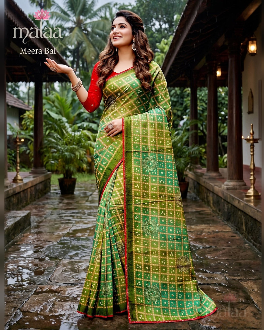 Meera Bai saree catalogue, design 5, Malaa