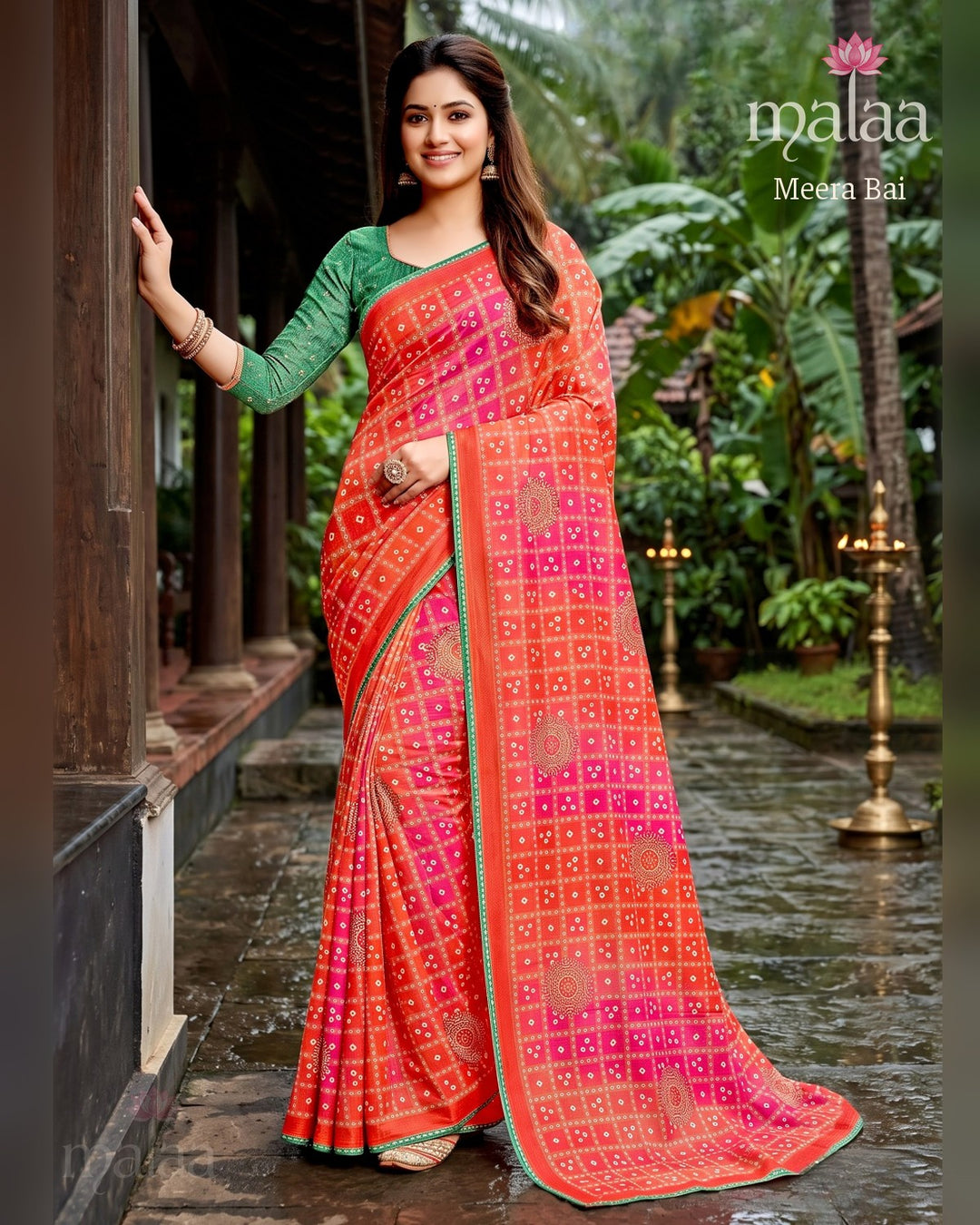 Meera Bai saree catalogue, design 6, Malaa
