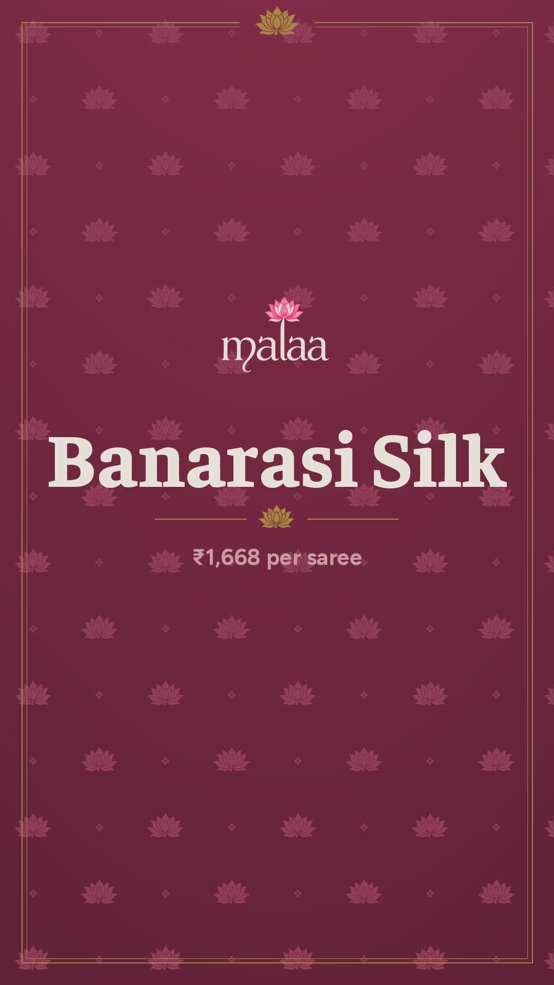 Banarasi Silk saree catalogue video