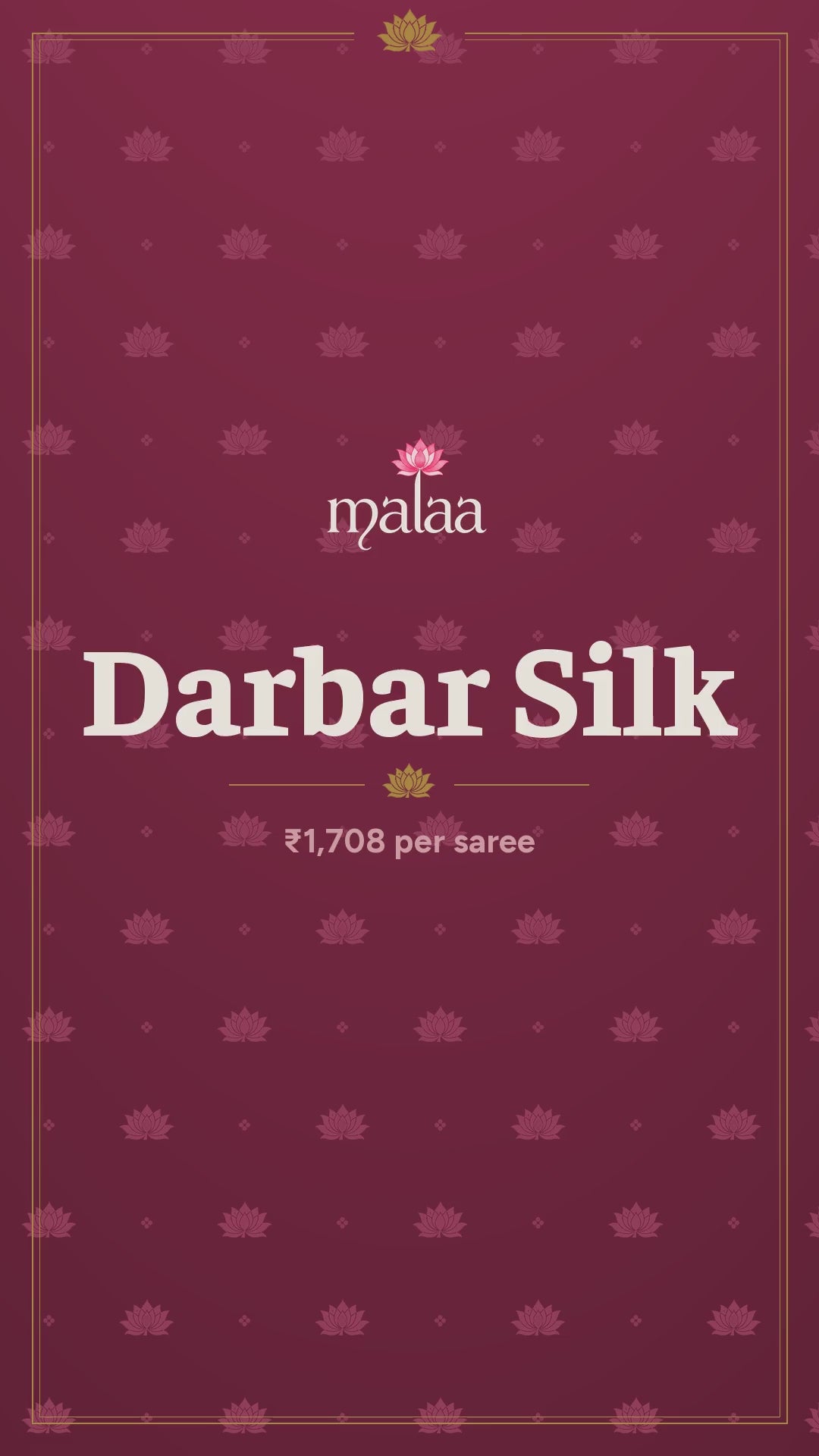 Darbar Silk saree catalogue video