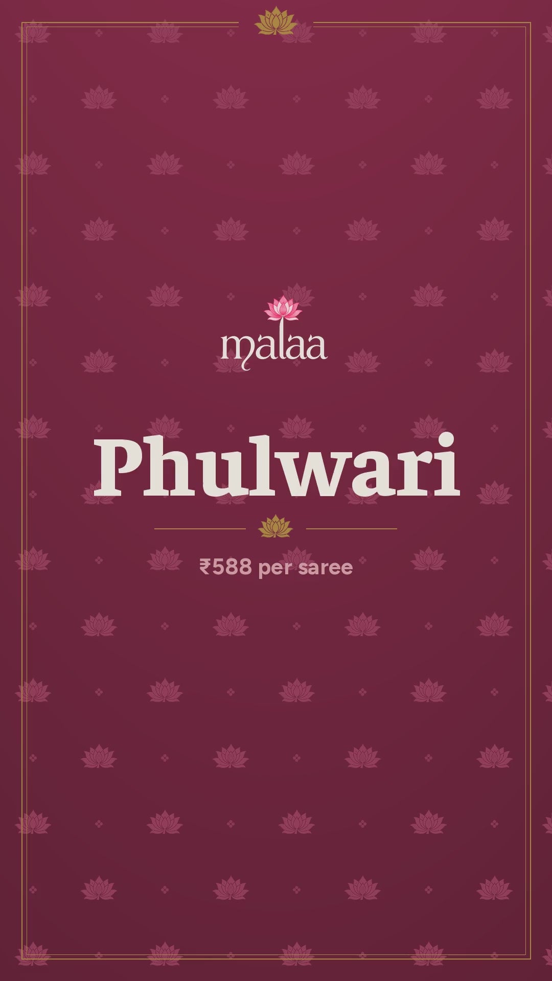 Phulwari saree catalogue video