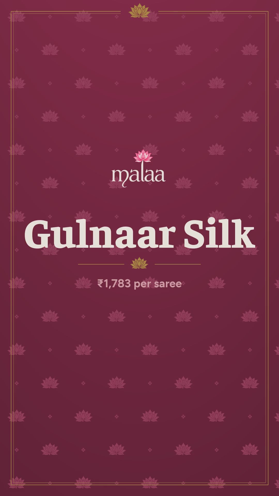 Gulnaar Silk saree catalogue video