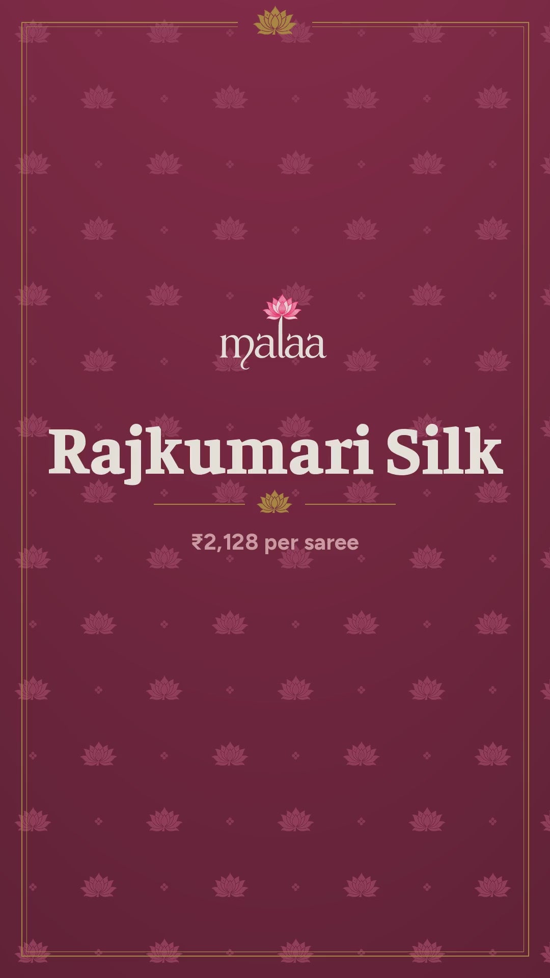 Rajkumari Silk saree catalogue video