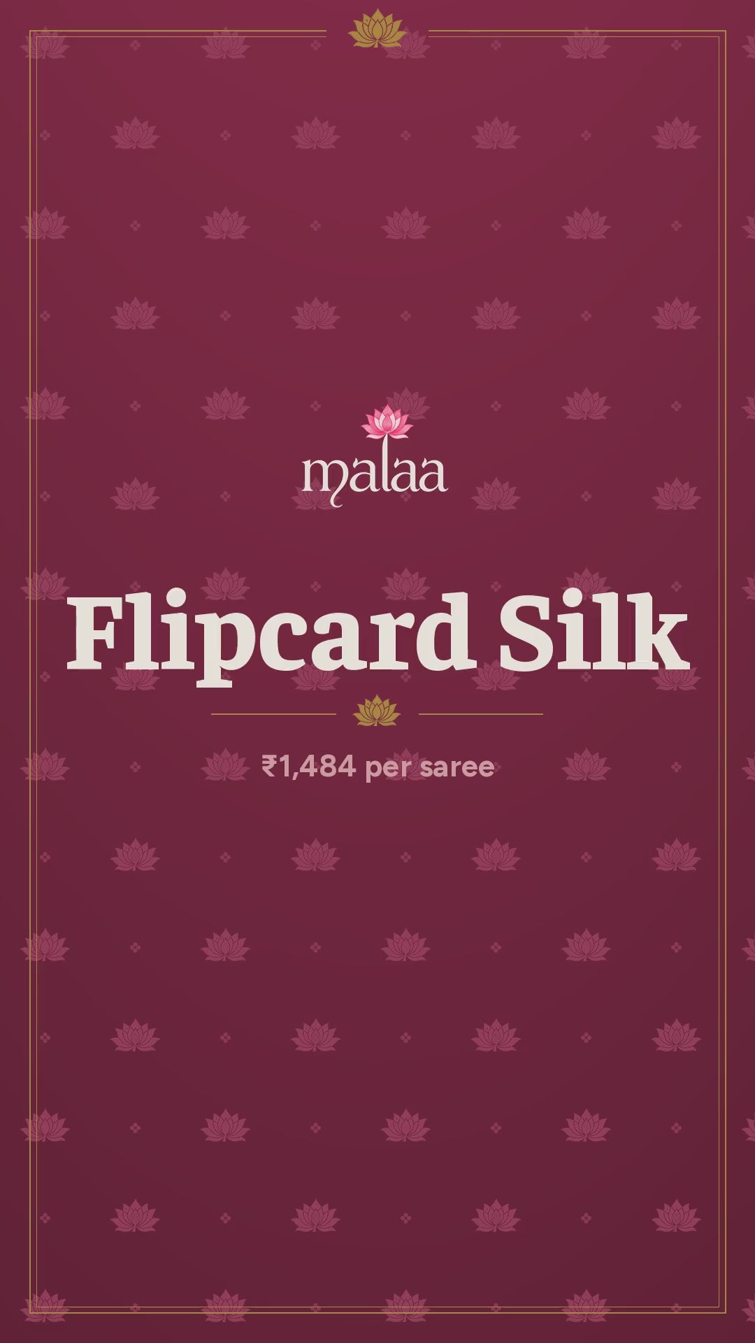 Flipcard Silk saree catalogue video