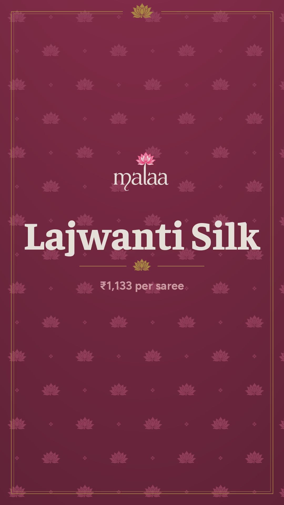 Lajwanti Silk saree catalogue video