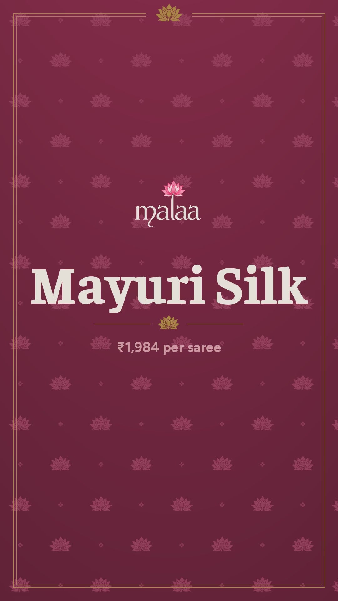 Mayuri Silk saree catalogue video