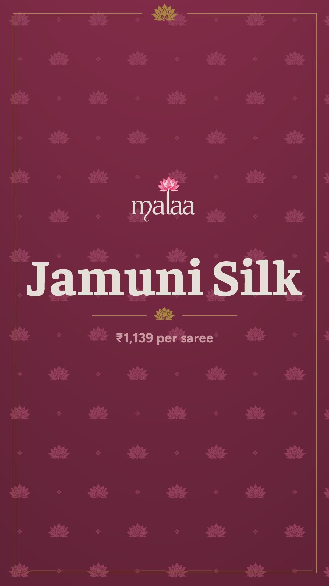 Jamuni Silk saree catalogue video
