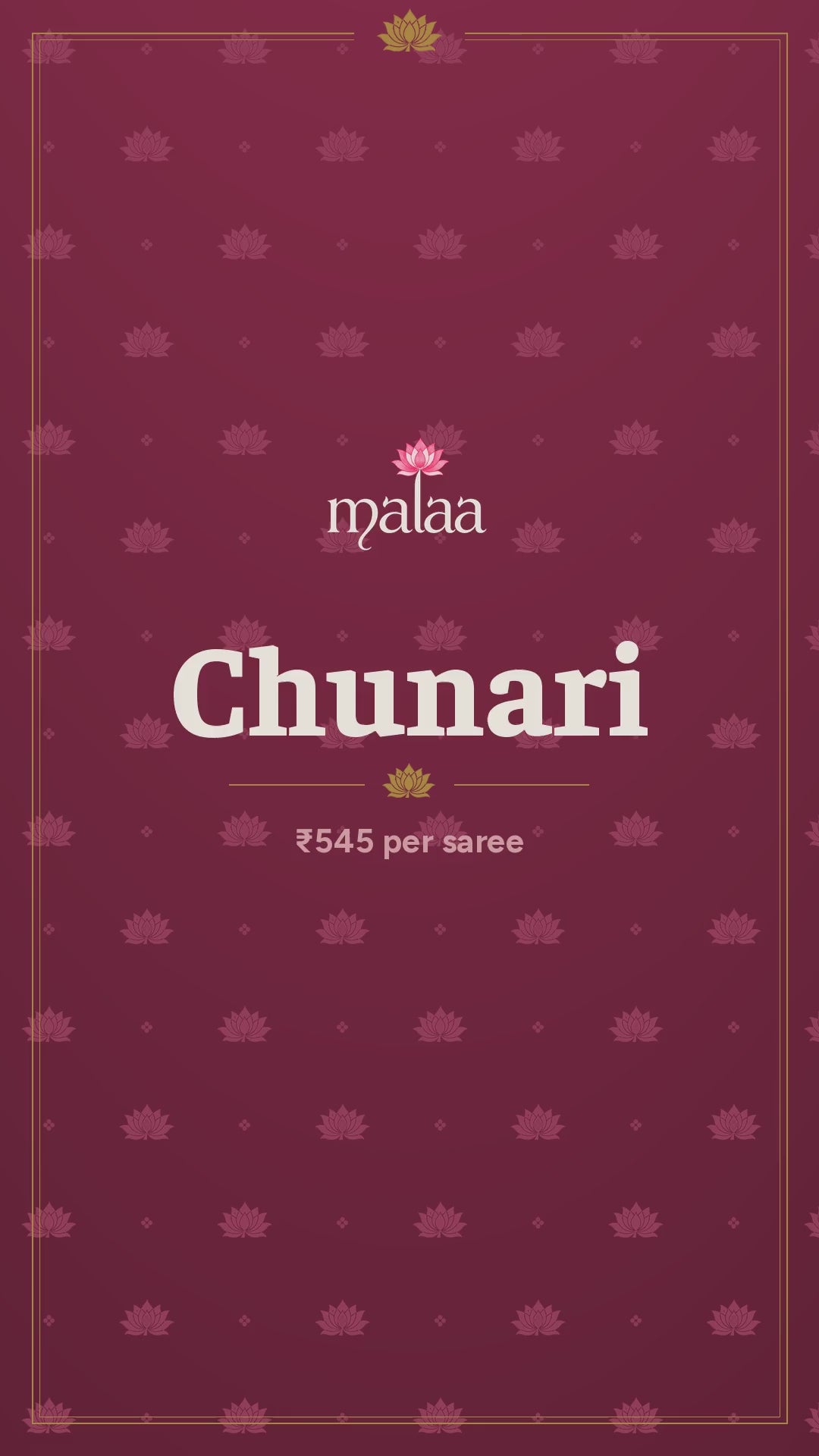 Chunari saree catalogue video