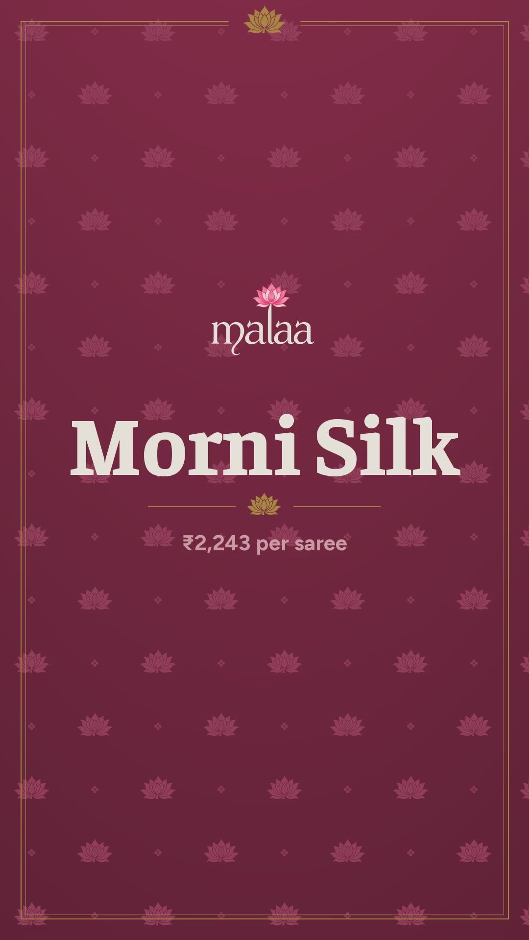 Morni Silk saree catalogue video
