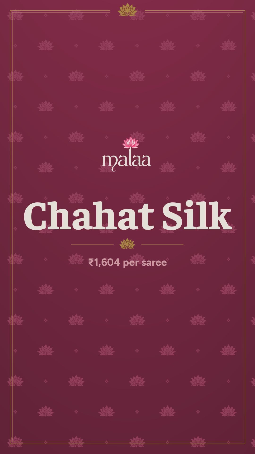 Chahat Silk saree catalogue video
