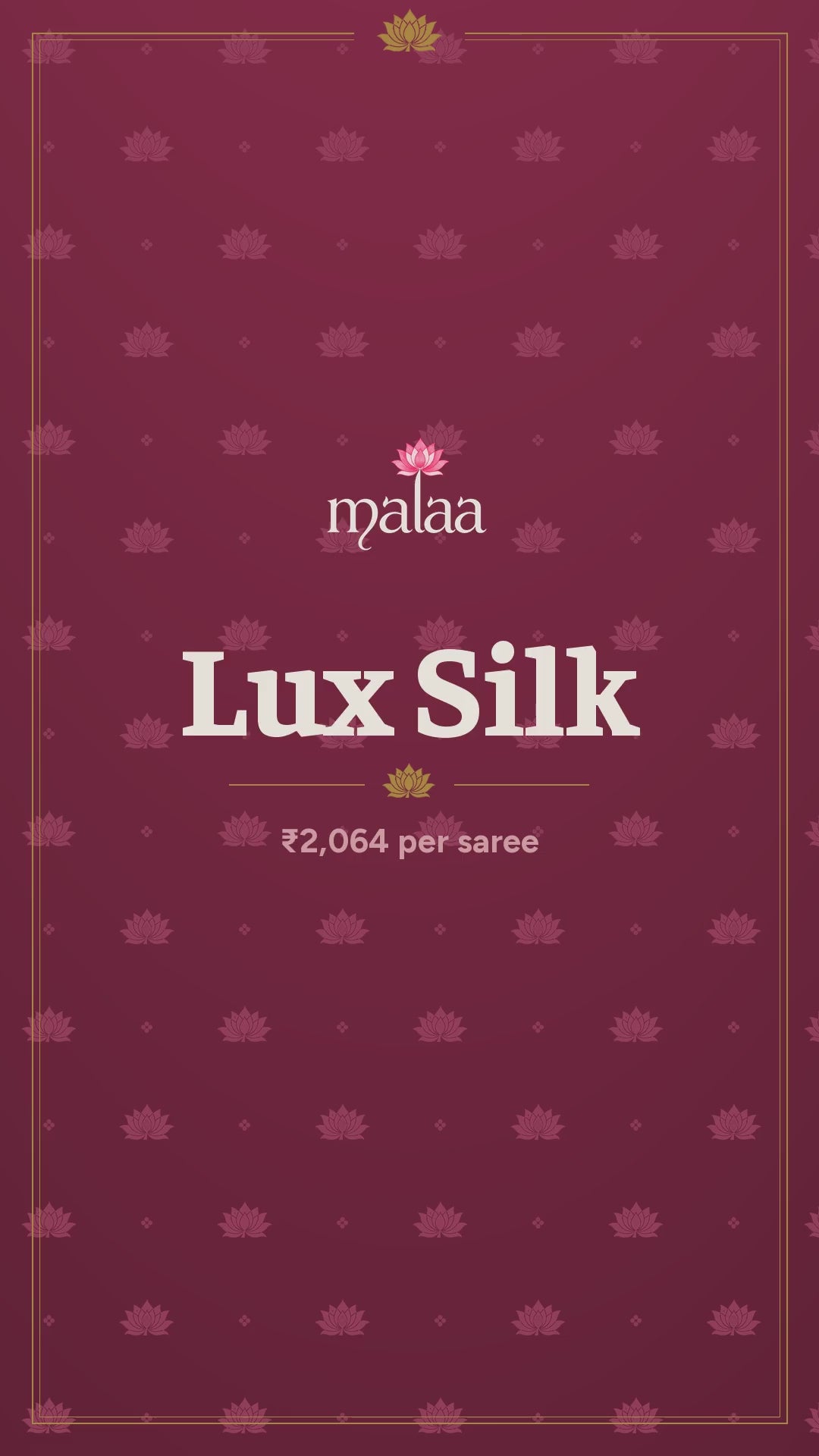 Lux Silk saree catalogue video