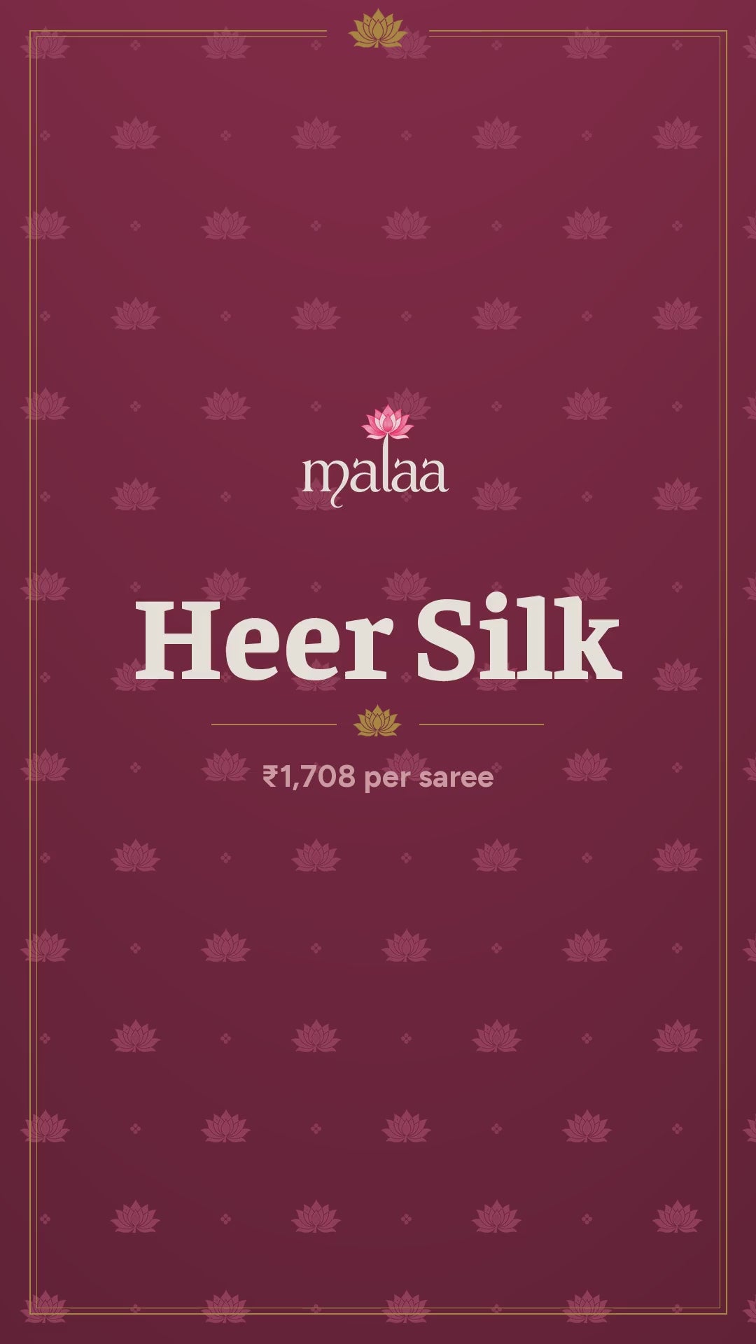 Heer Silk saree catalogue video