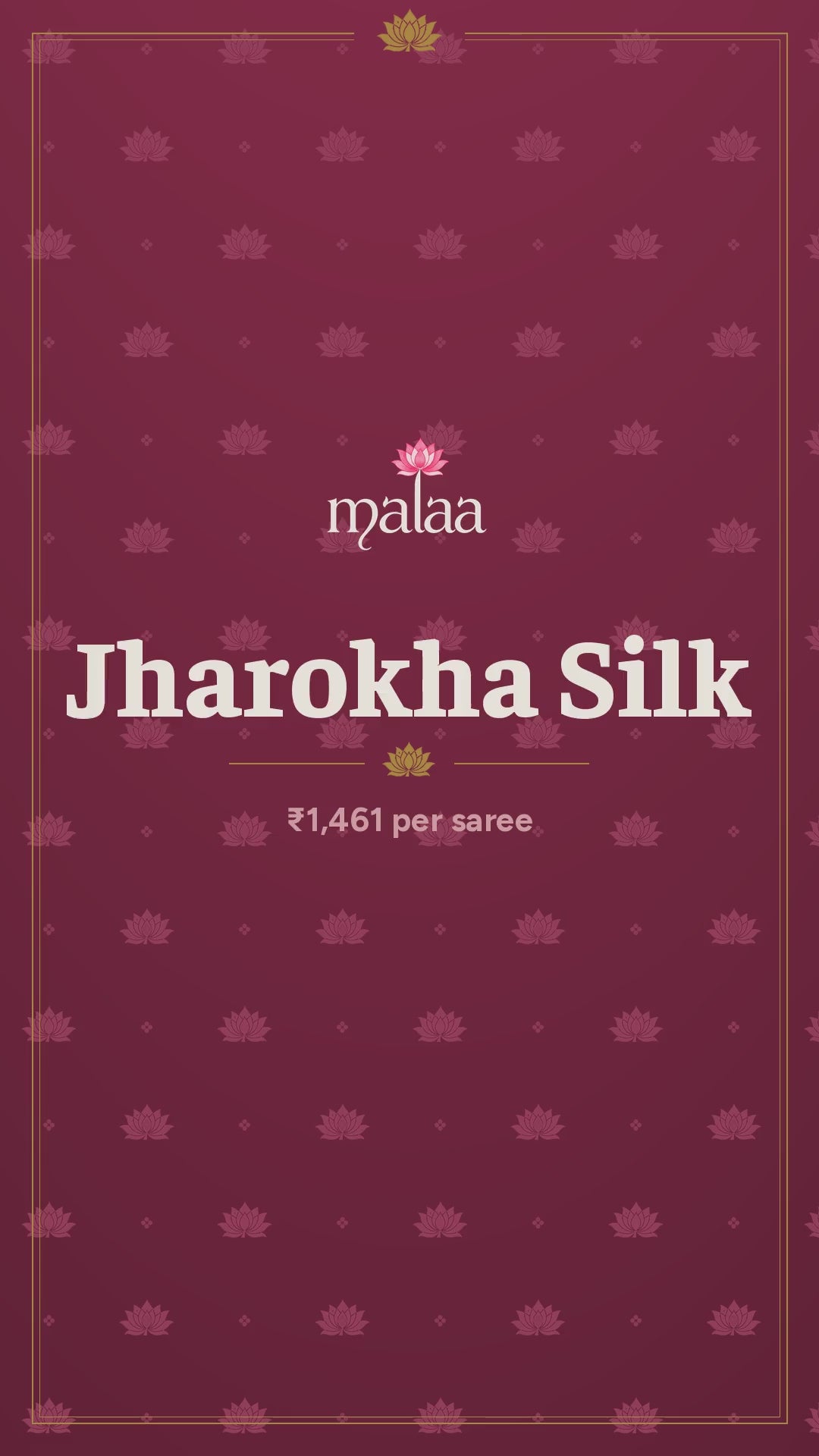 Jharokha Silk saree catalogue video