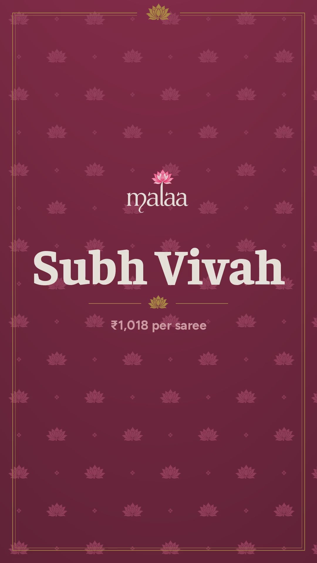 Subh Vivah saree catalogue video