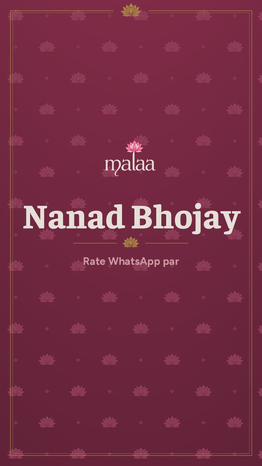 Nanad Bhojay saree catalogue video, 6 designs