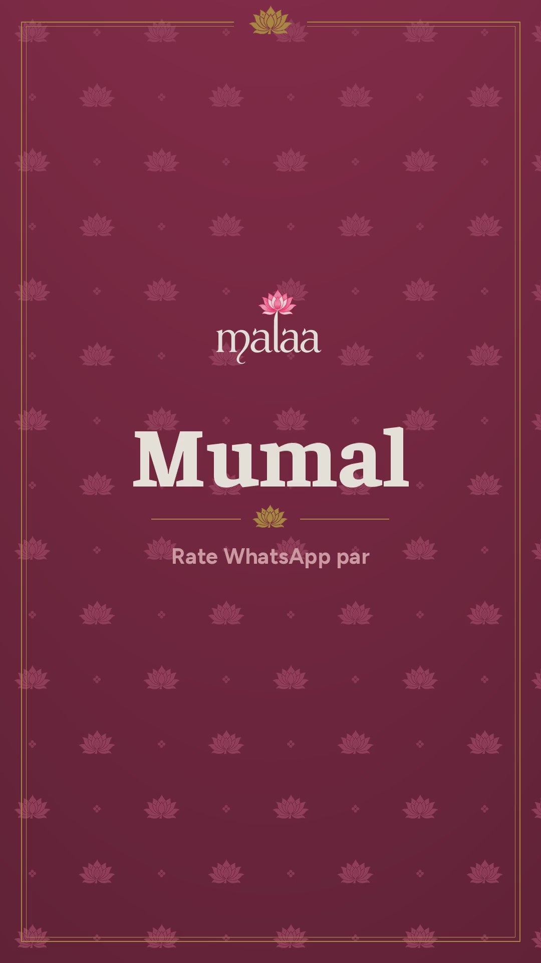 Mumal saree catalogue video, 6 designs
