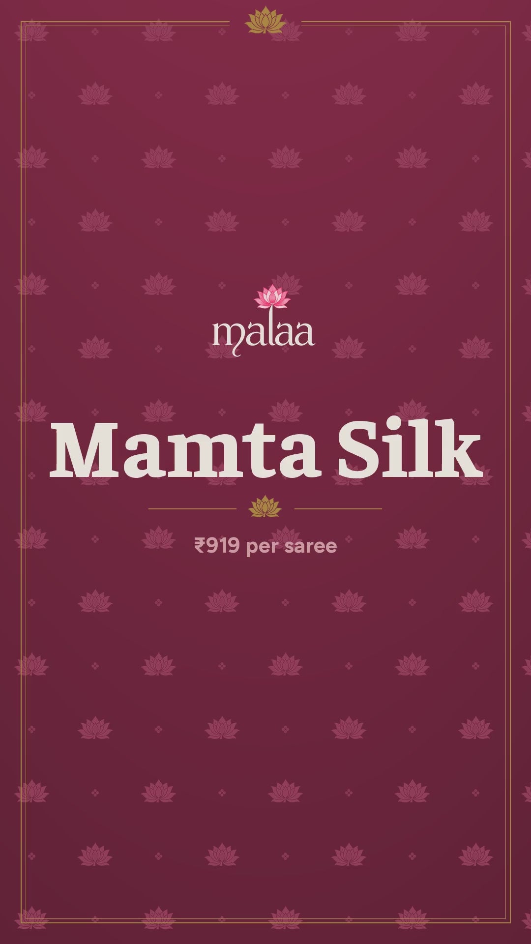 Mamta Silk saree catalogue video