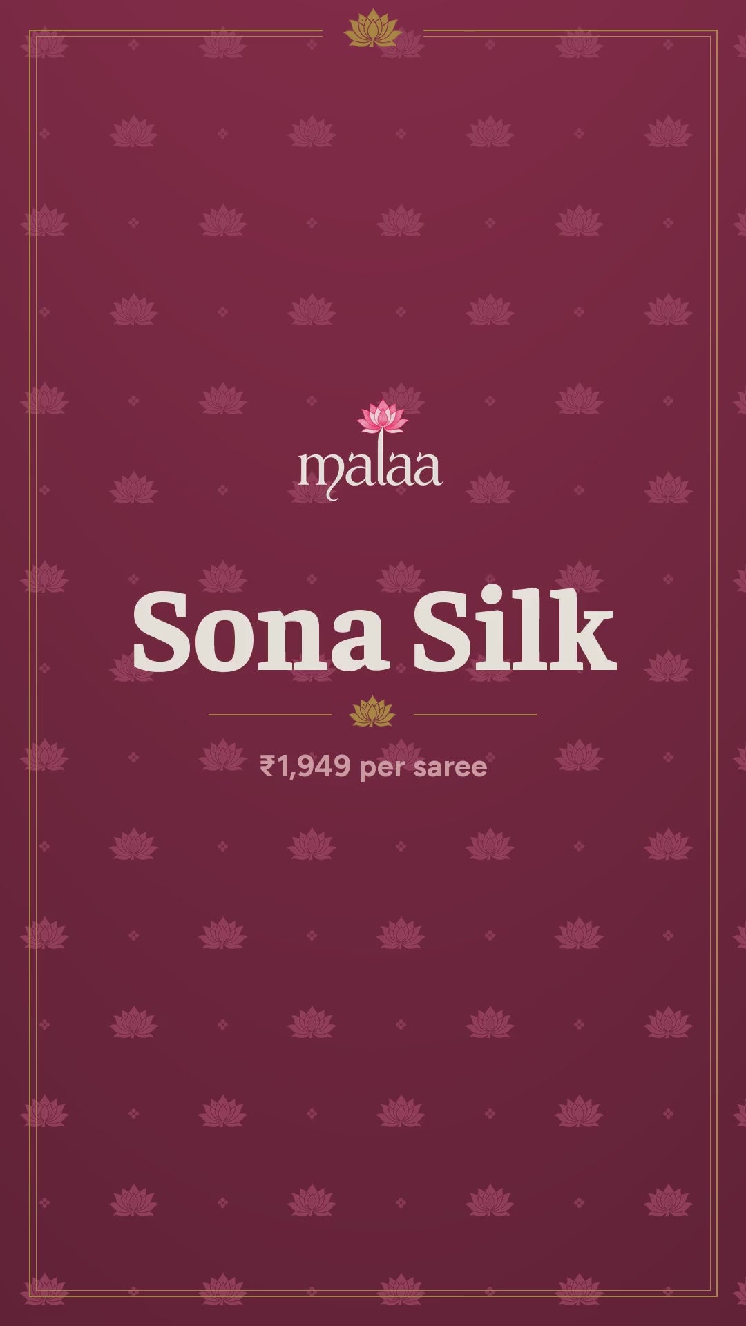 Sona Silk saree catalogue video