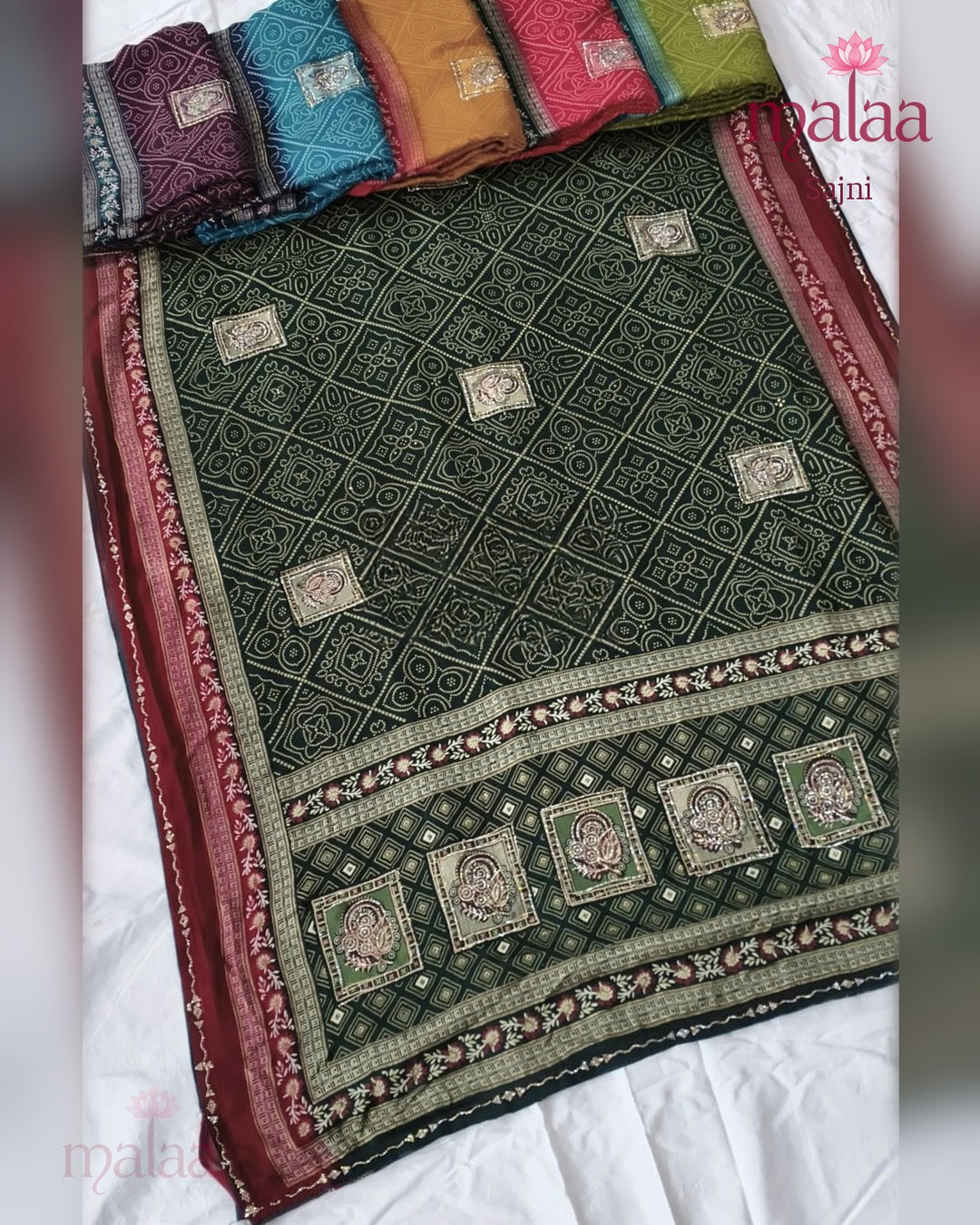 Sajni saree catalogue, design 1, Malaa