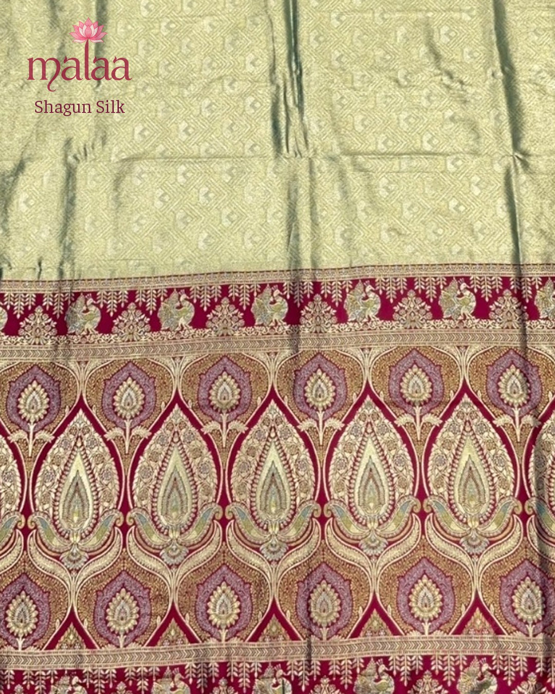 Shagun Silk saree catalogue, poora set