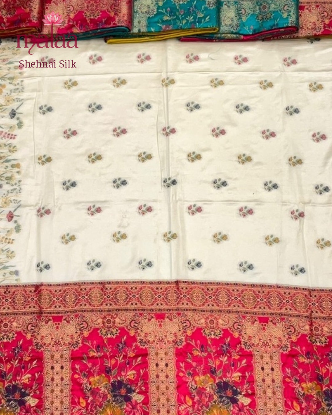 Shehnai Silk saree catalogue, poora set