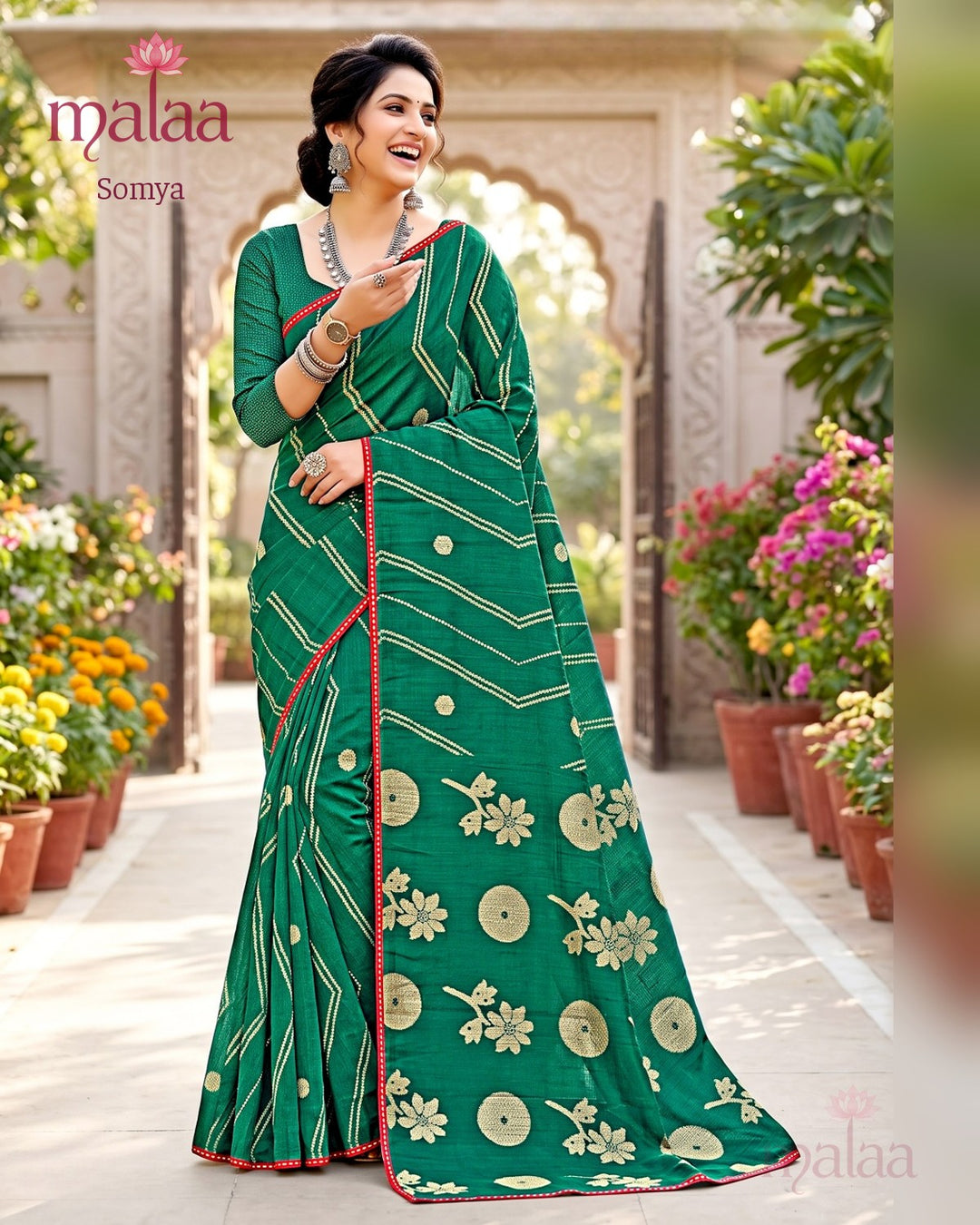 Somya saree catalogue, design 5, Malaa