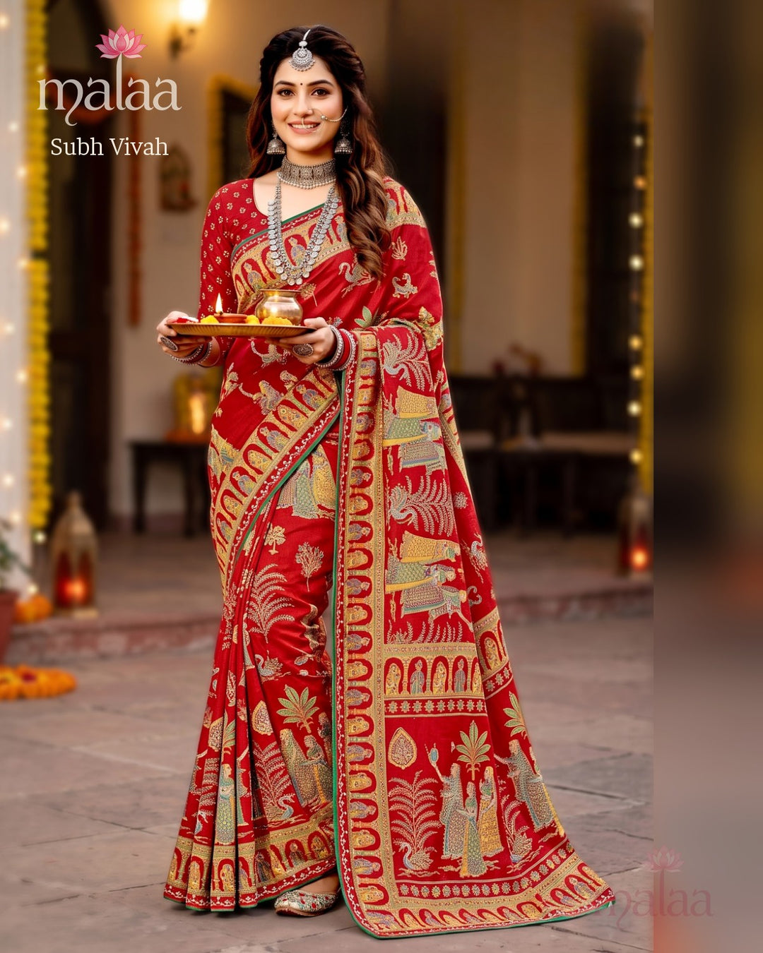 Subh Vivah saree catalogue, design 2, Malaa