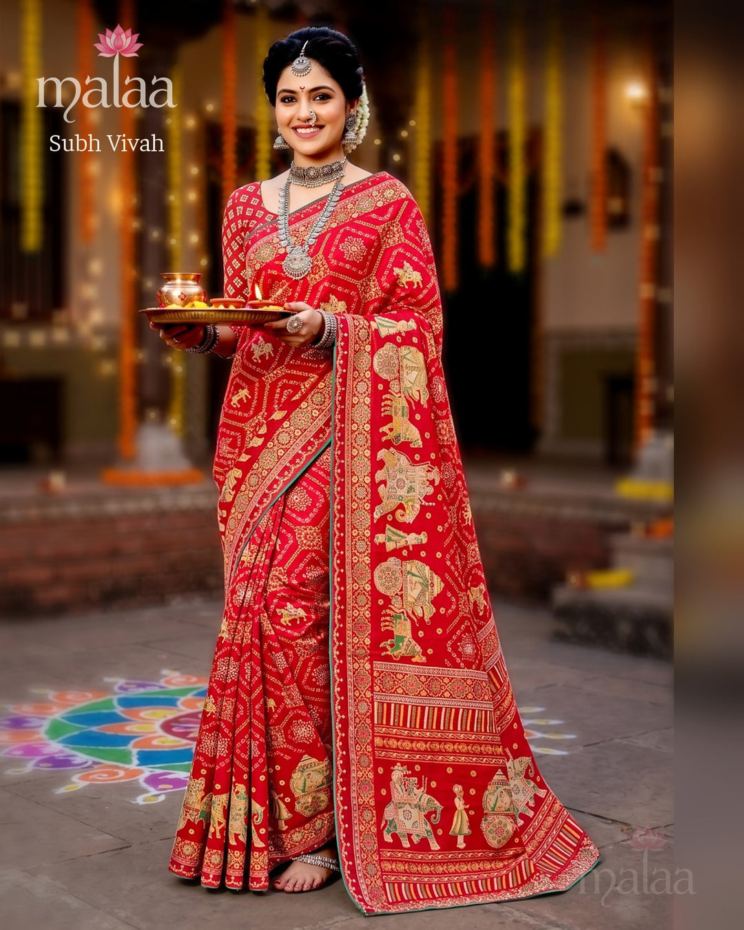 Subh Vivah saree catalogue, design 4, Malaa
