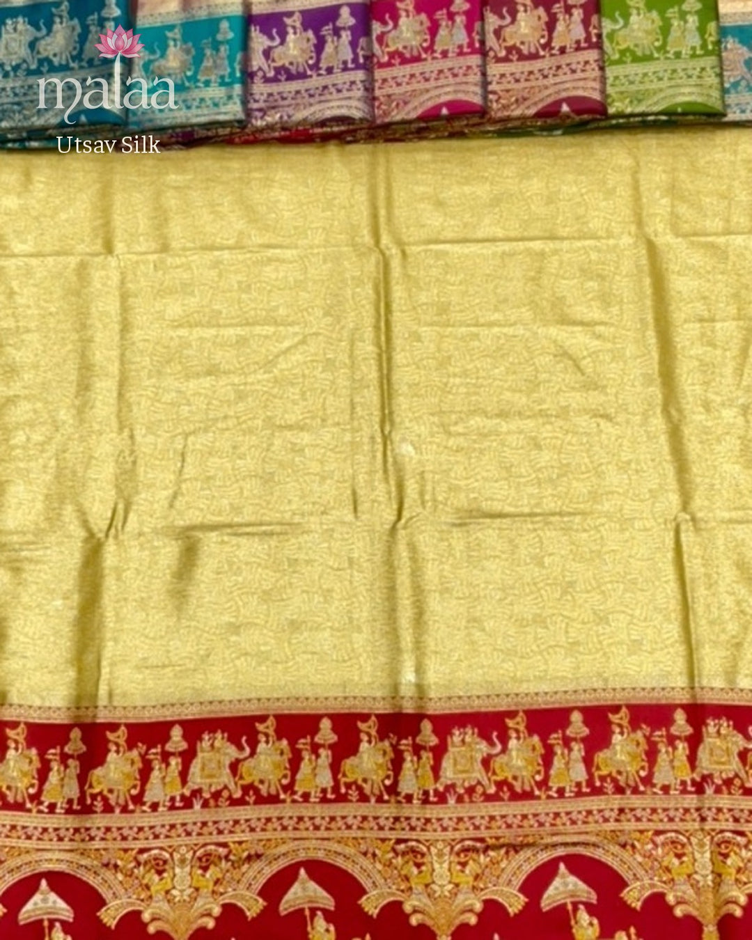 Utsav Silk saree catalogue, poora set
